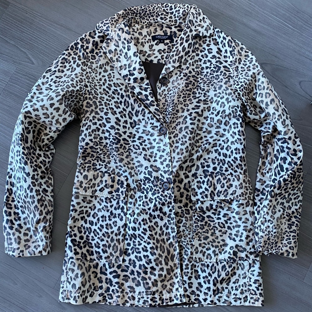 Brand New Cheetah Layer Coat Size S